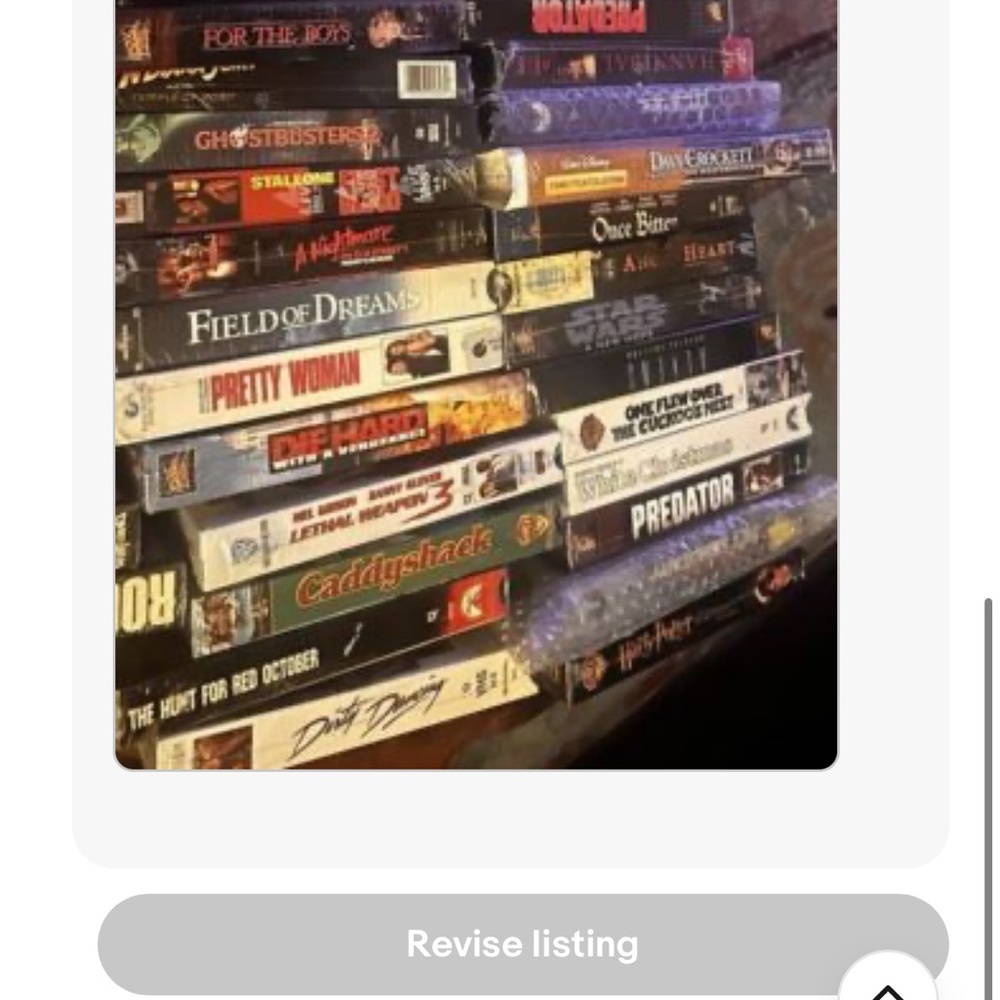Vintage Sealed Authentic Huge VHS Movie Collection- Mint Condition